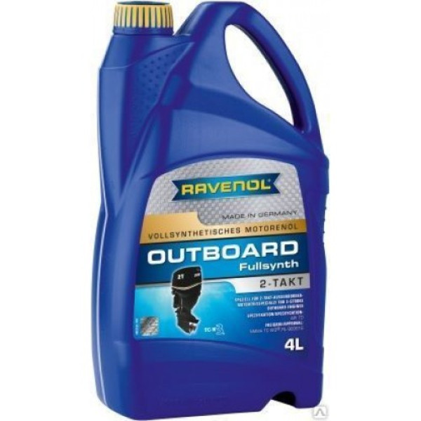 Масло RAVENOL Outboardoel 2T Mineral 4 л в Иркутске