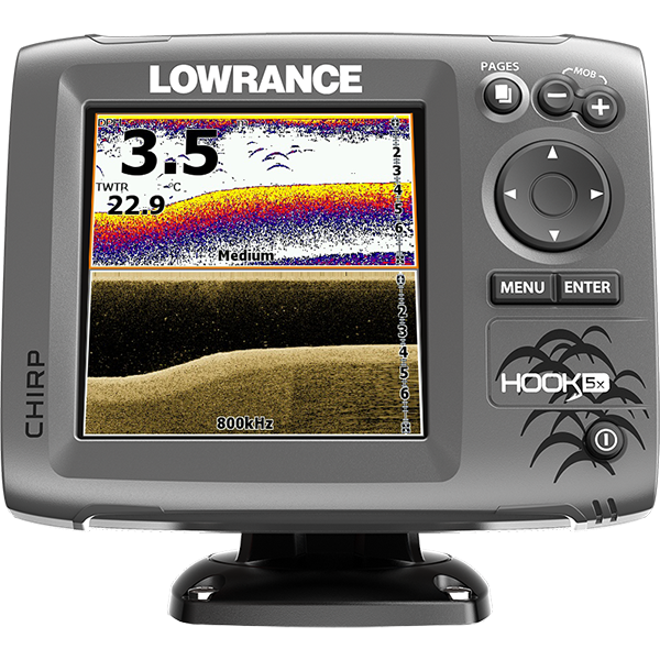 Эхолот Lowrance Hook-5 Mid/High/DownScan в Иркутске