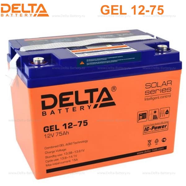 Аккумуляторная батарея Delta GEL 12-75 в Иркутске