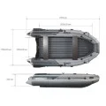 Лодка надувная Angler SKAT TRITON 370NDFi с интегрир. фальшбортом и пласт. транц в Иркутске