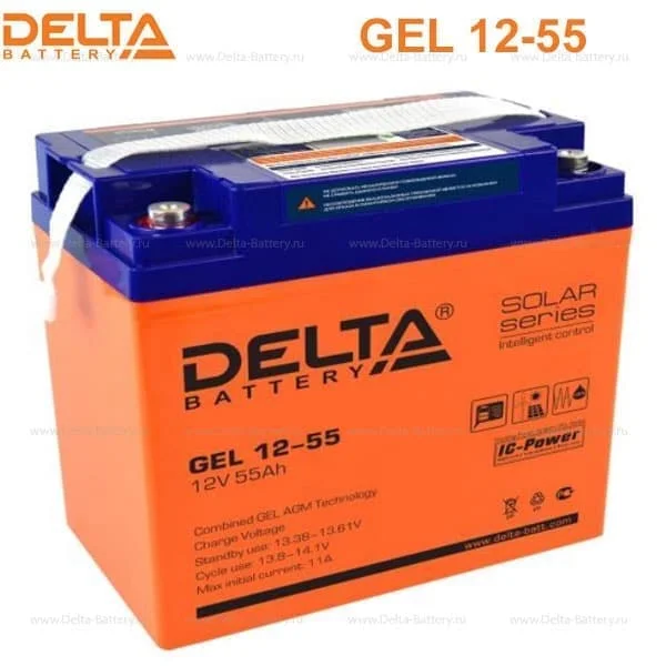 Аккумуляторная батарея Delta GEL 12-55 в Иркутске