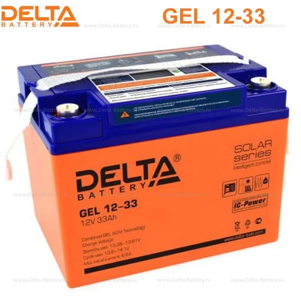 Аккумуляторная батарея Delta GEL 12-33 в Иркутске